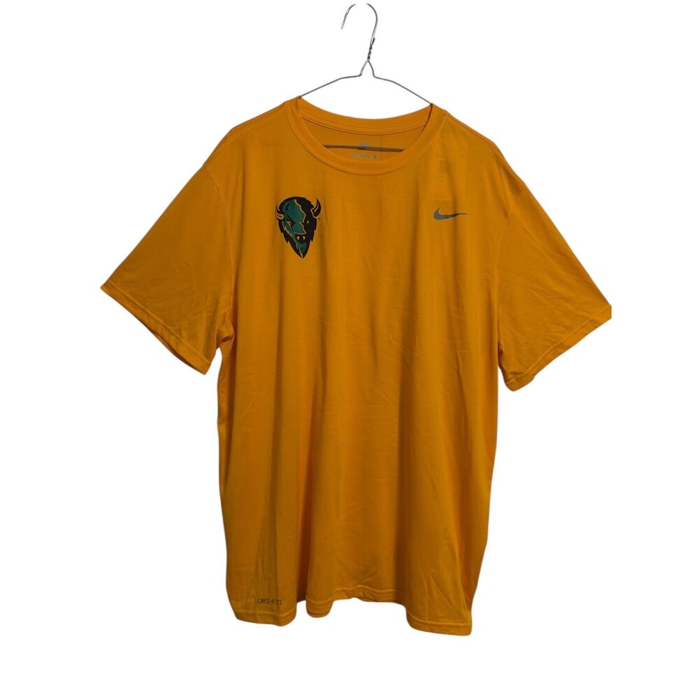 Nike North Dakota State Bison Football Shirt Men’s XXL Gold Polyester NWT